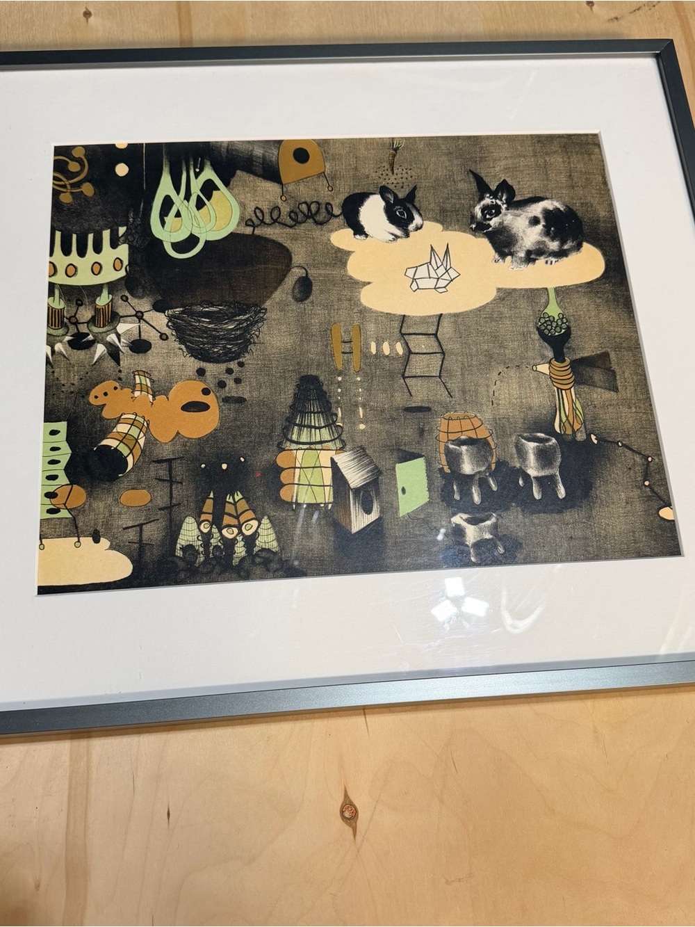 Lithograph by Ashley Nason framed